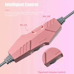 Cute Cat Ear Gaming Headphones